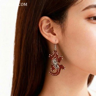 Special Offer Painting Wood Earrings Shaped